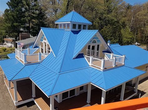 pacific blue metal roof